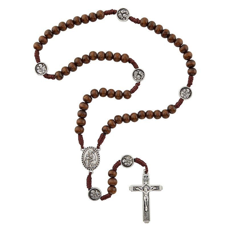 Rosario de Cordón de San José — Madera Natural