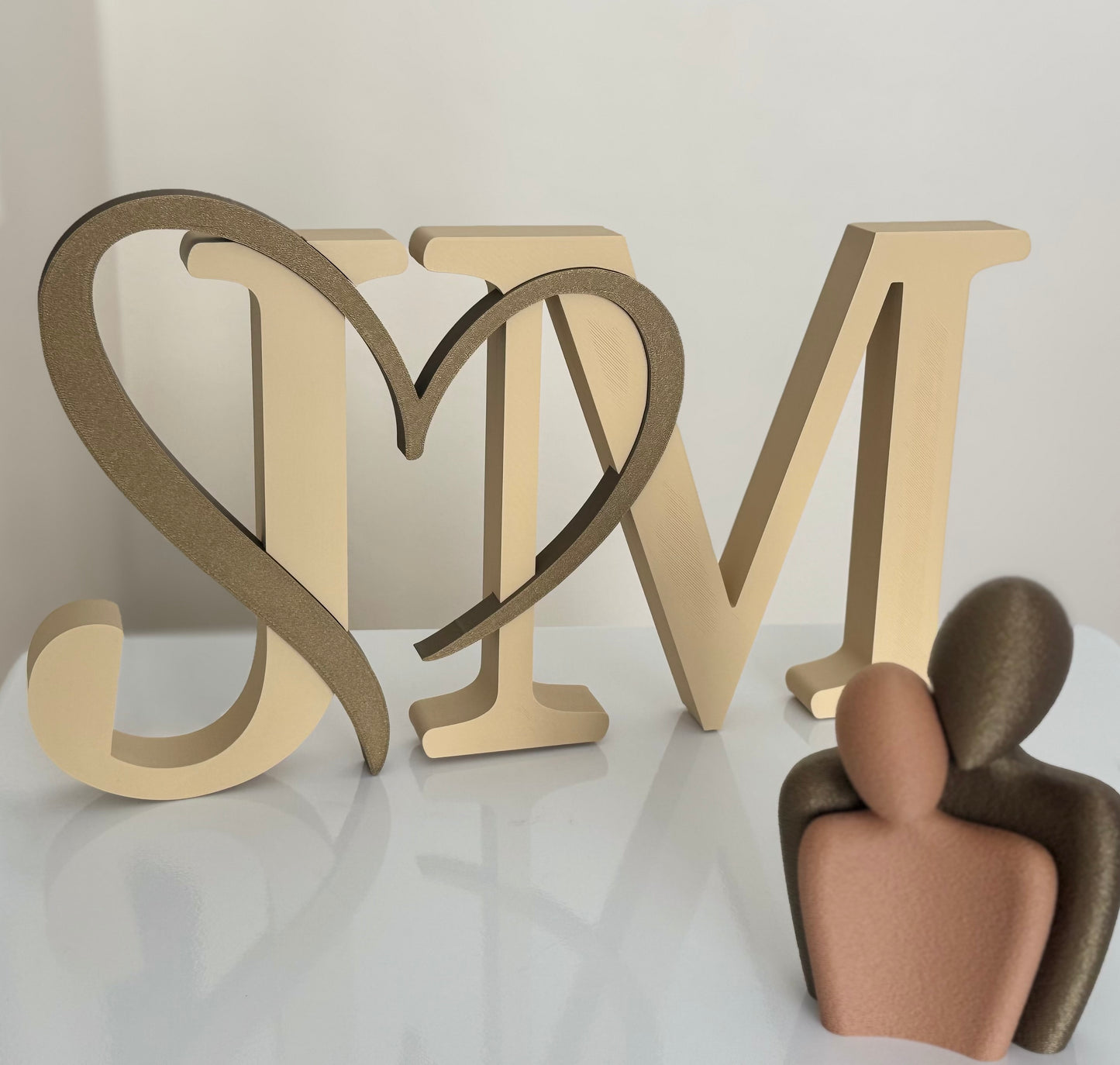 Iniciales Personalizadas para Parejas • Decoración y Regalo Especial