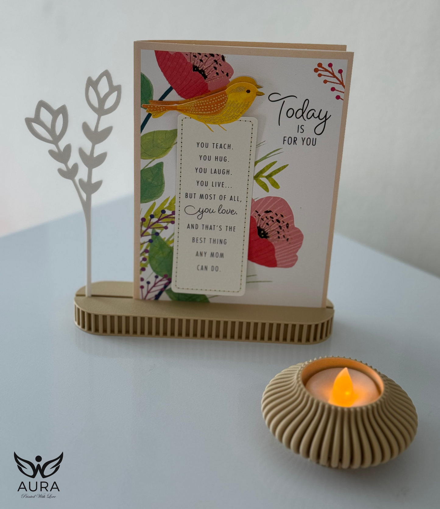 Photo/Card Holder · Luz para sus memories