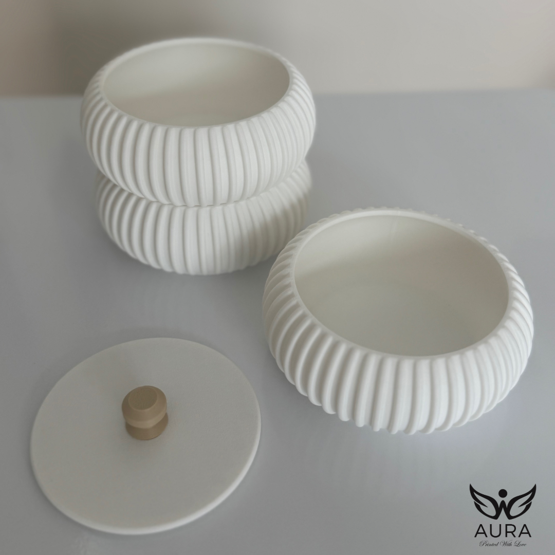 Joyero minimalista de tres piezas