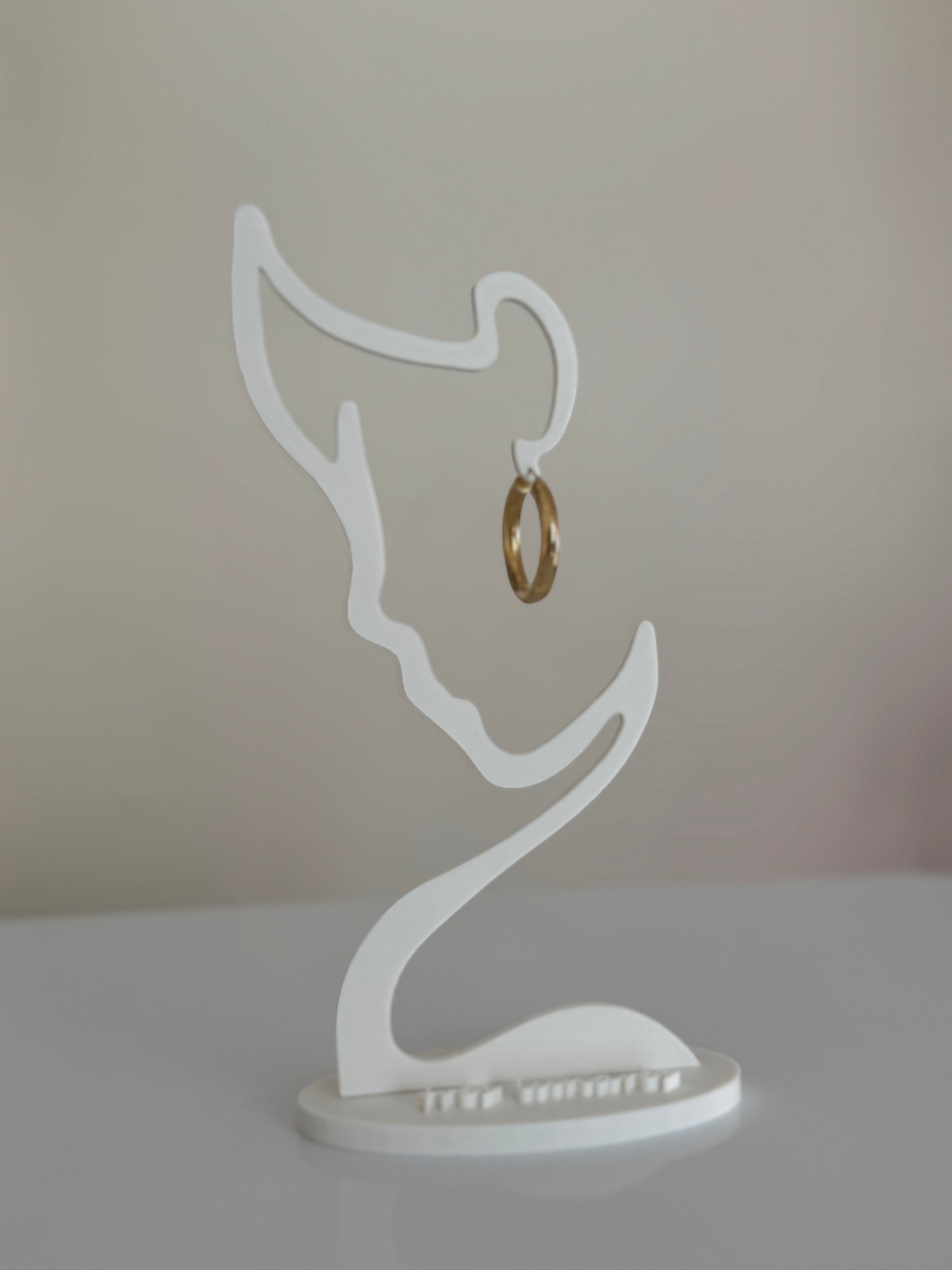 Silueta exhibidora para aretes