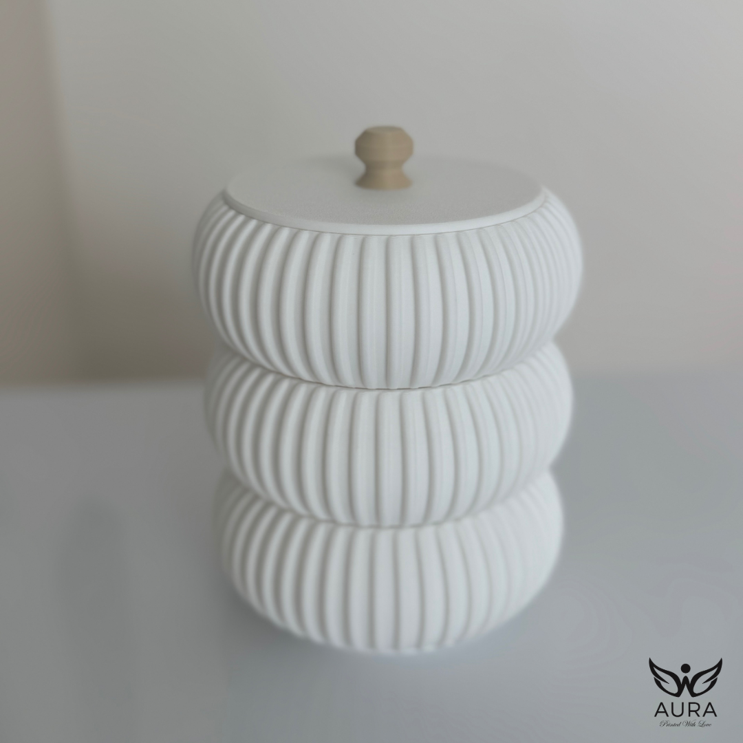 Joyero minimalista de tres piezas