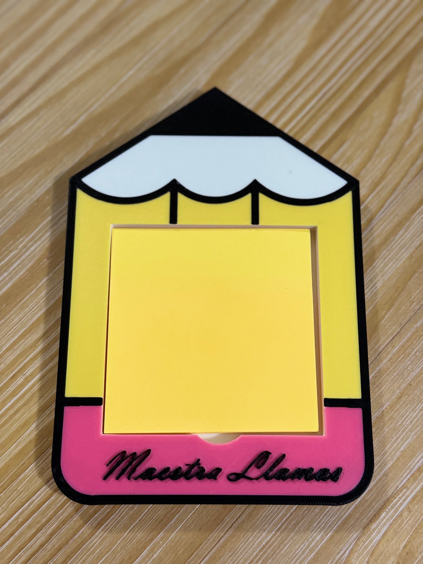 Sticky Note Holder Personalizado Para Maestros