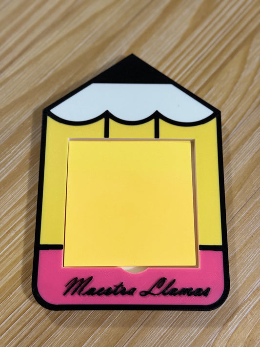 Sticky Note Holder Personalizado Para Maestros