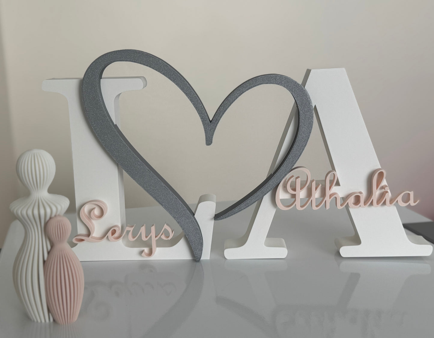 Iniciales Personalizadas para Parejas • Decoración y Regalo Especial