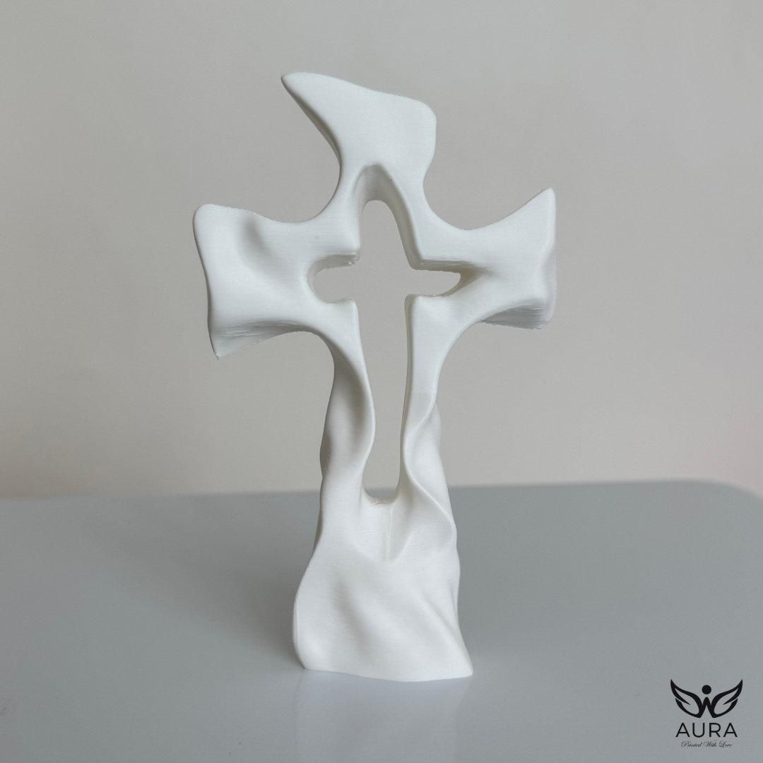 Cruz Silenciosa - Escultura Contemporánea