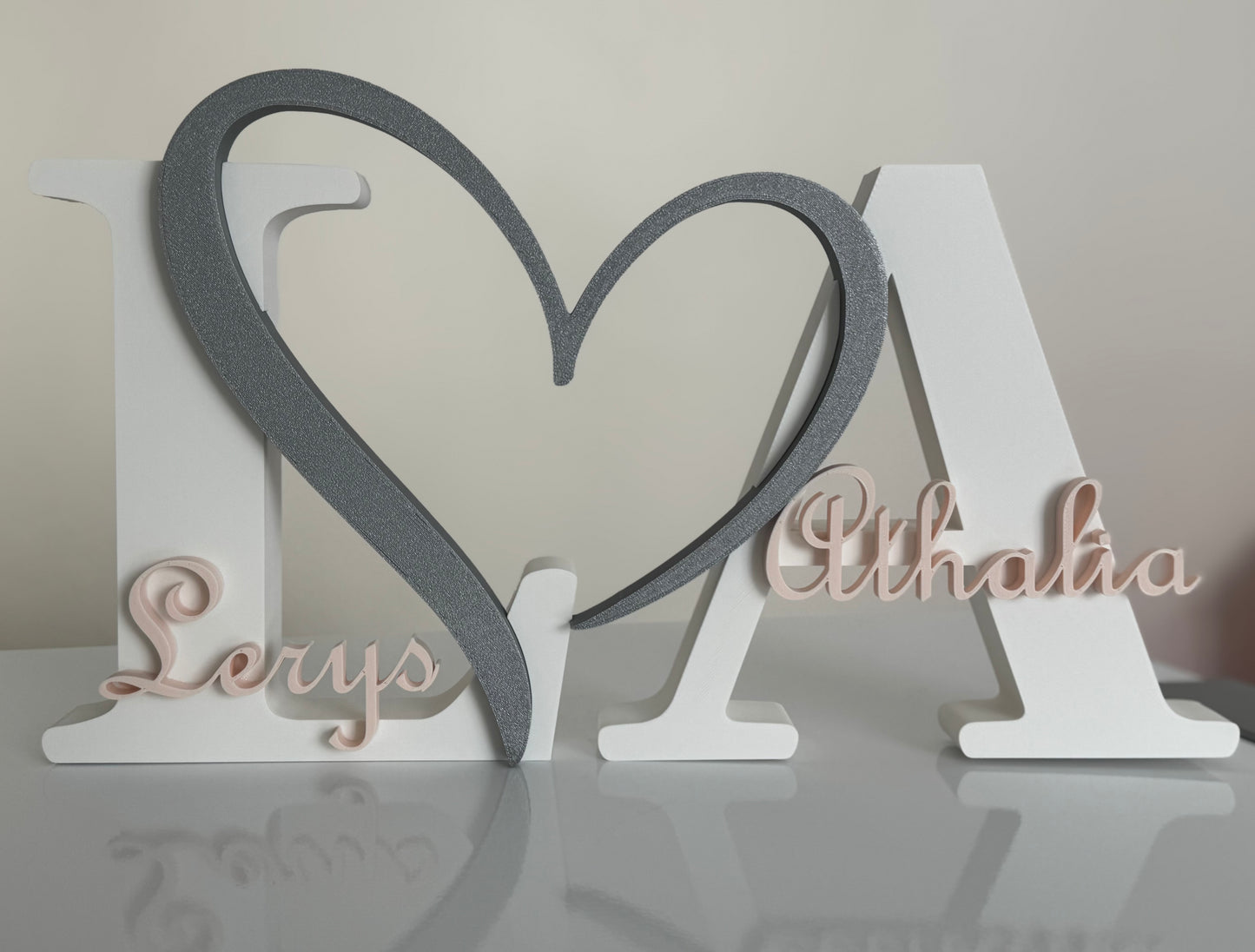 Iniciales Personalizadas para Parejas • Decoración y Regalo Especial