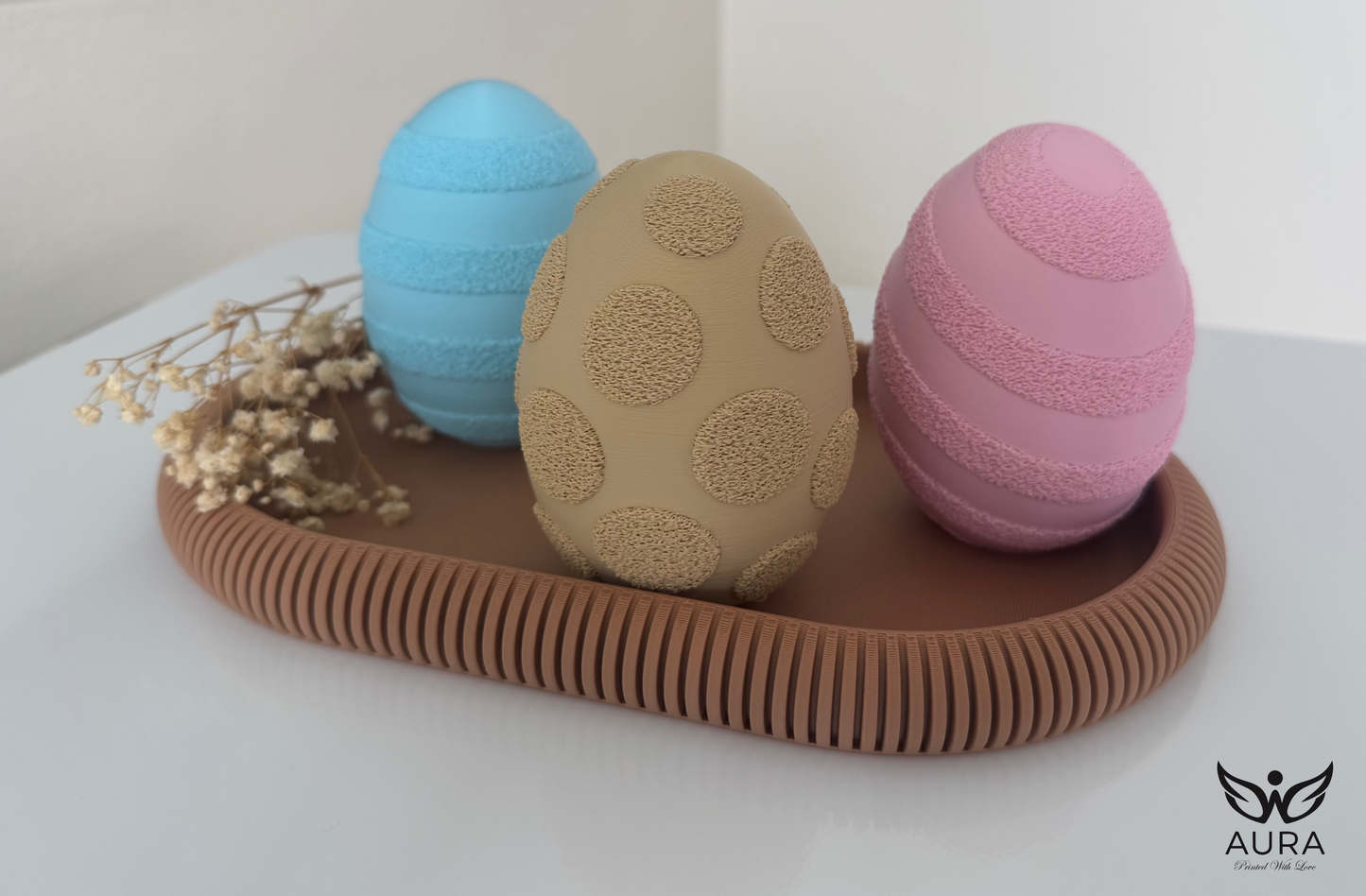 Huevitos con textura