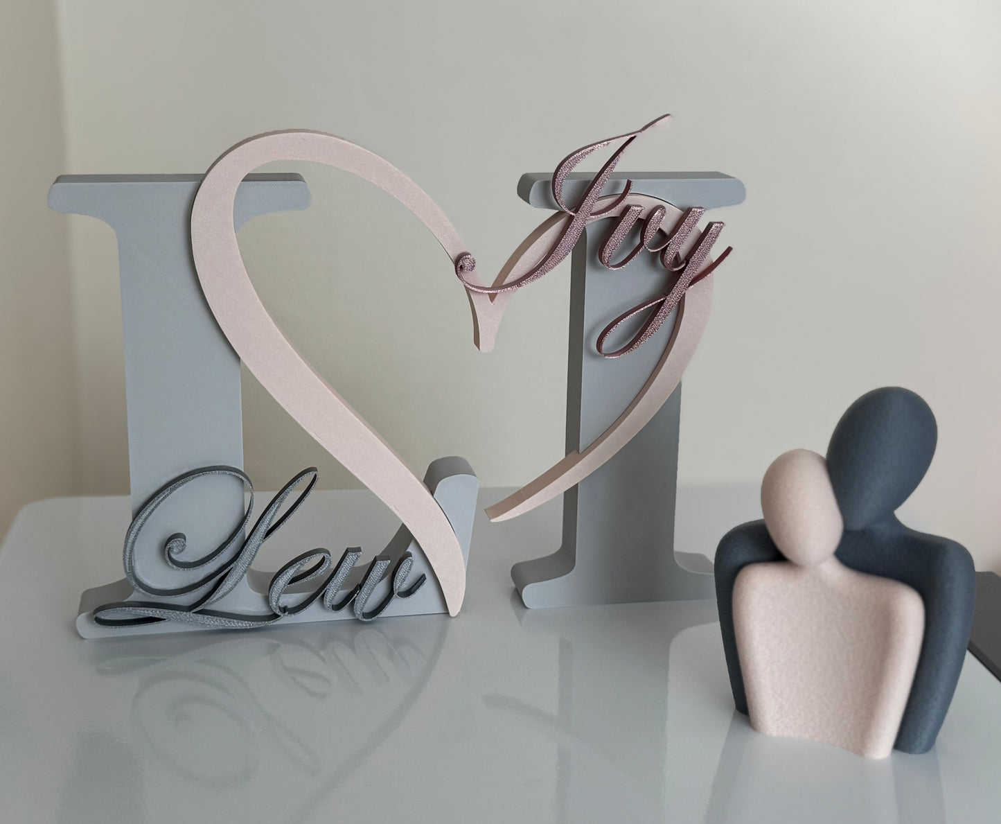 Iniciales Personalizadas para Parejas • Decoración y Regalo Especial