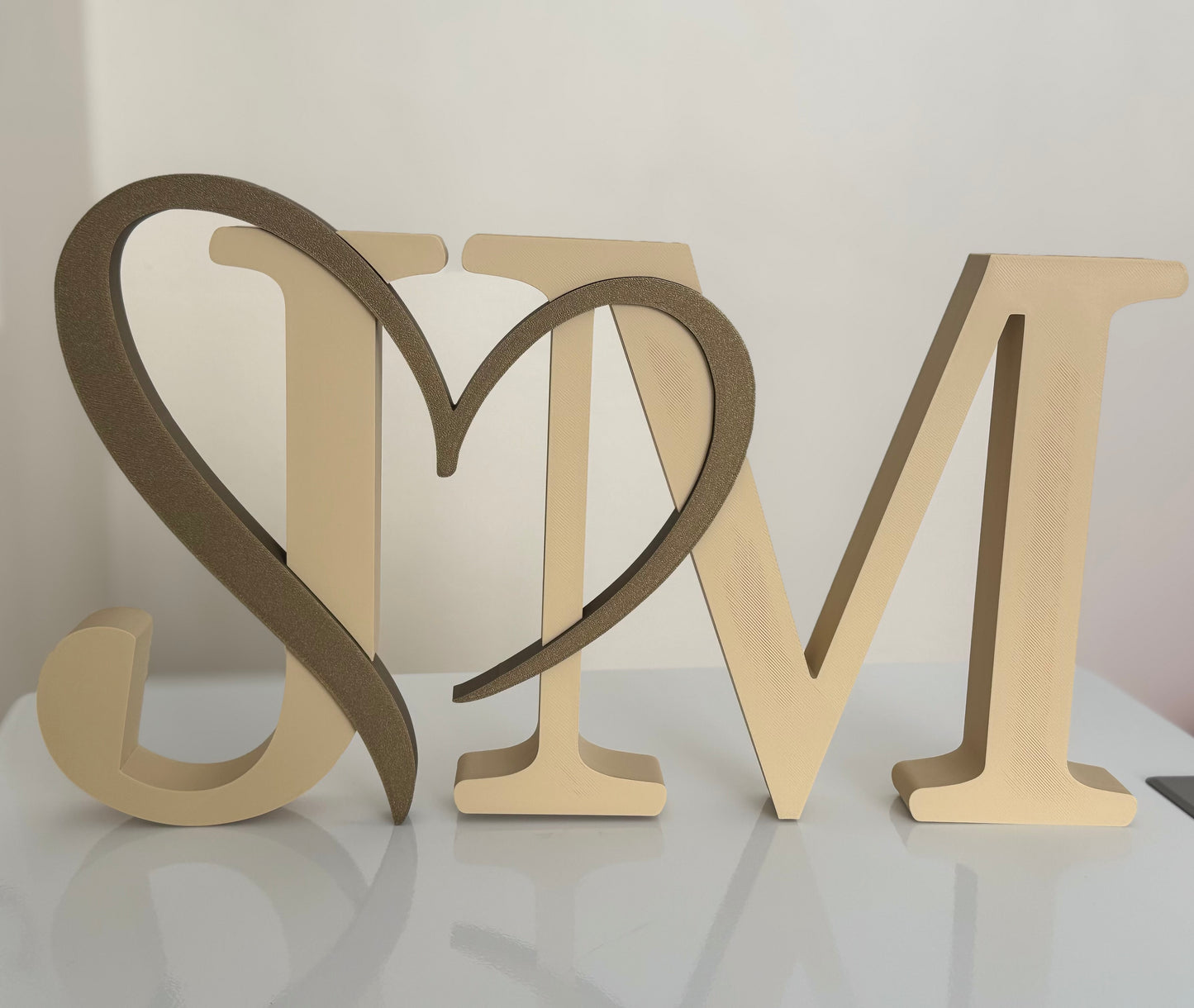 Iniciales Personalizadas para Parejas • Decoración y Regalo Especial