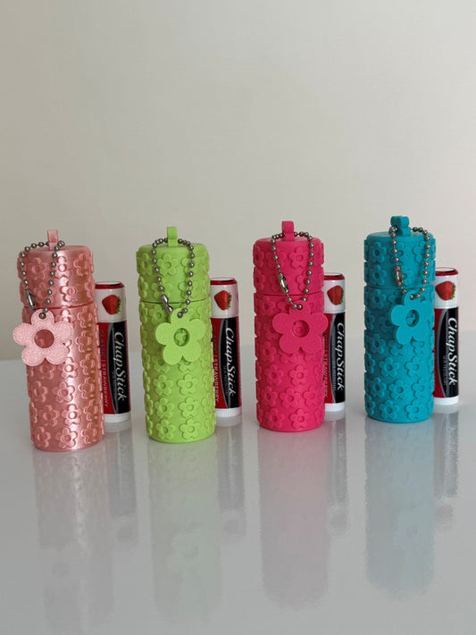 Lipbalm Holder Floral - Edición AURA (3D Print)