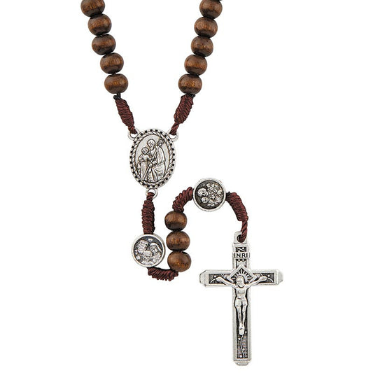 Rosario de Cordón de San José — Madera Natural