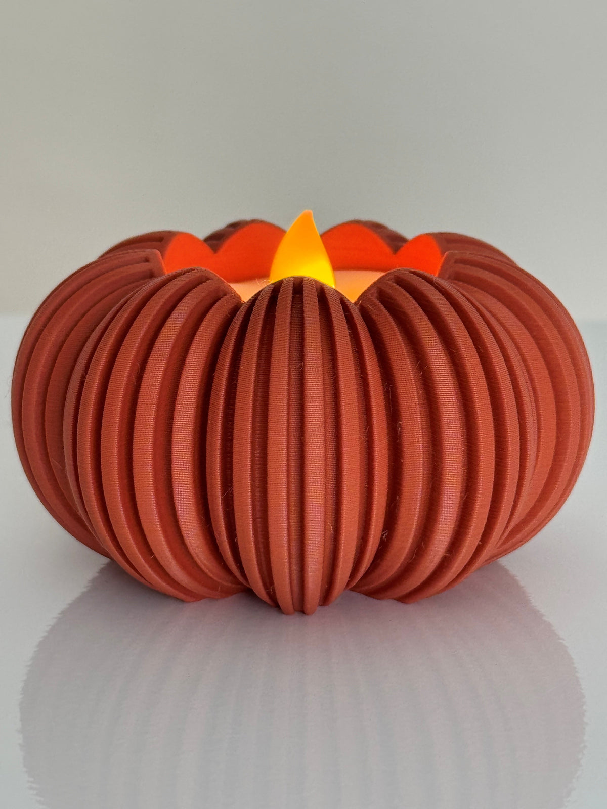 Portavelas de Calabaza con Velita LED | Aura By W