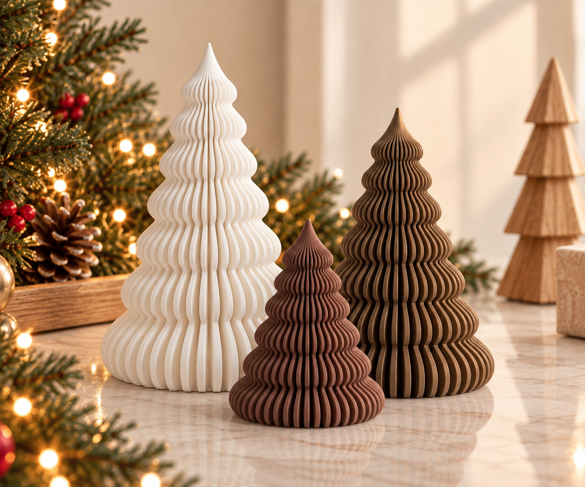Set de 3 Arbolitos Navideños | Decoración Moderna